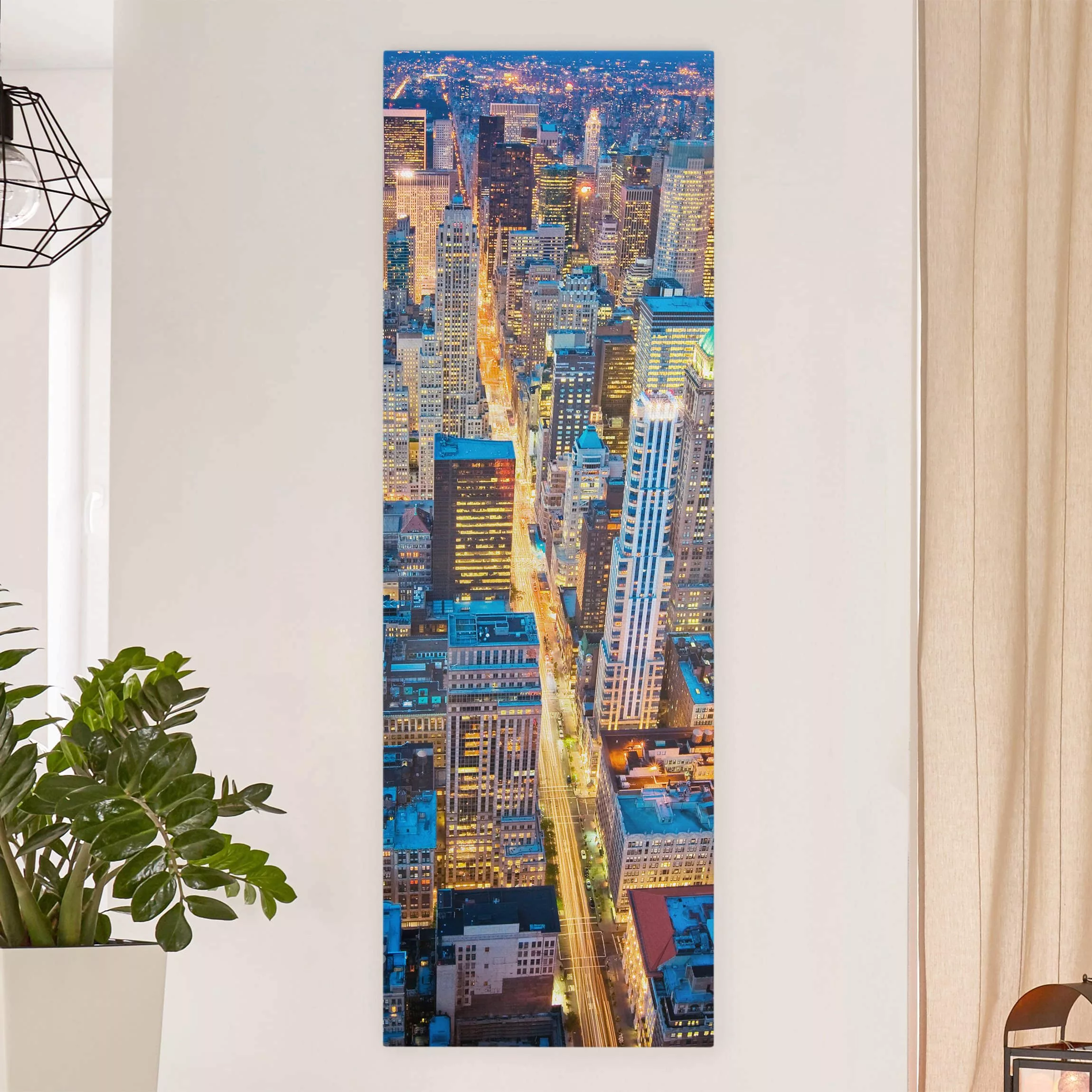 Leinwandbild New York - Hochformat Midtown Manhattan günstig online kaufen