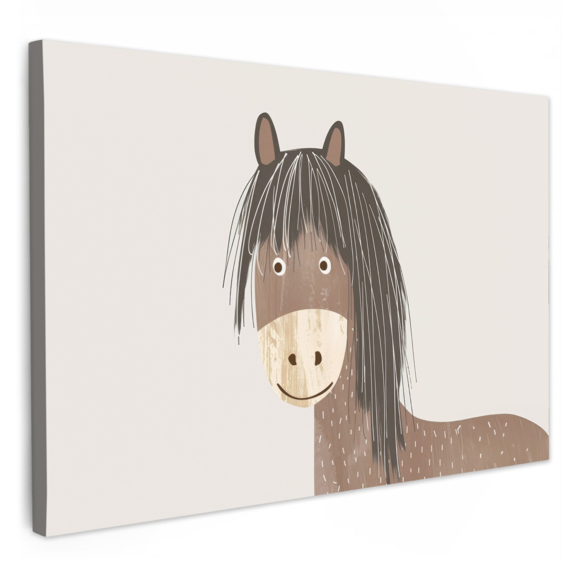 OneMillionCanvasses® Leinwandbild Pferd - Tiere - günstig online kaufen