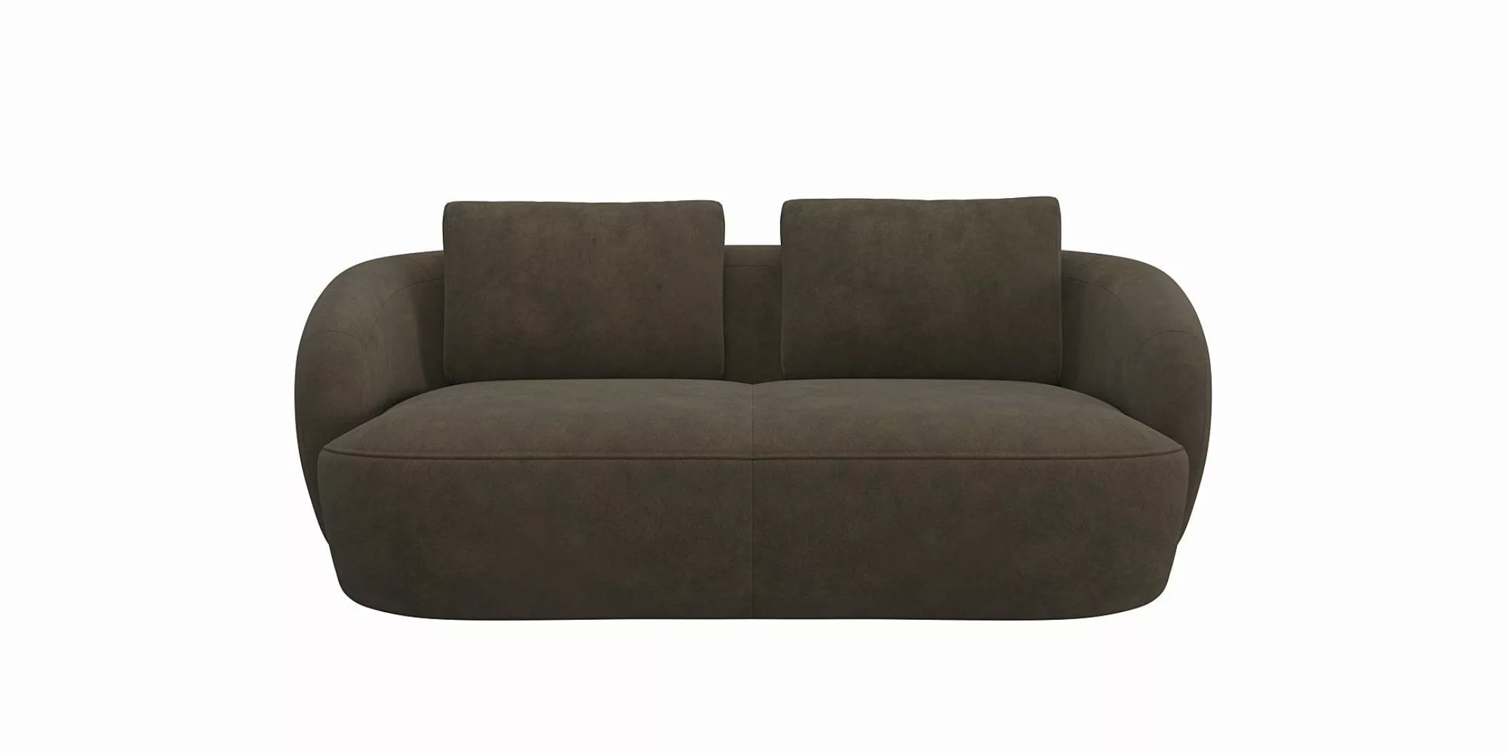 FLEXLUX 2,5-Sitzer »Torino, rund, Couch, Loveseat,«, Modernes, organisches günstig online kaufen