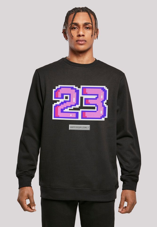 F4NT4STIC Kapuzenpullover Pixel 23 pink Print günstig online kaufen