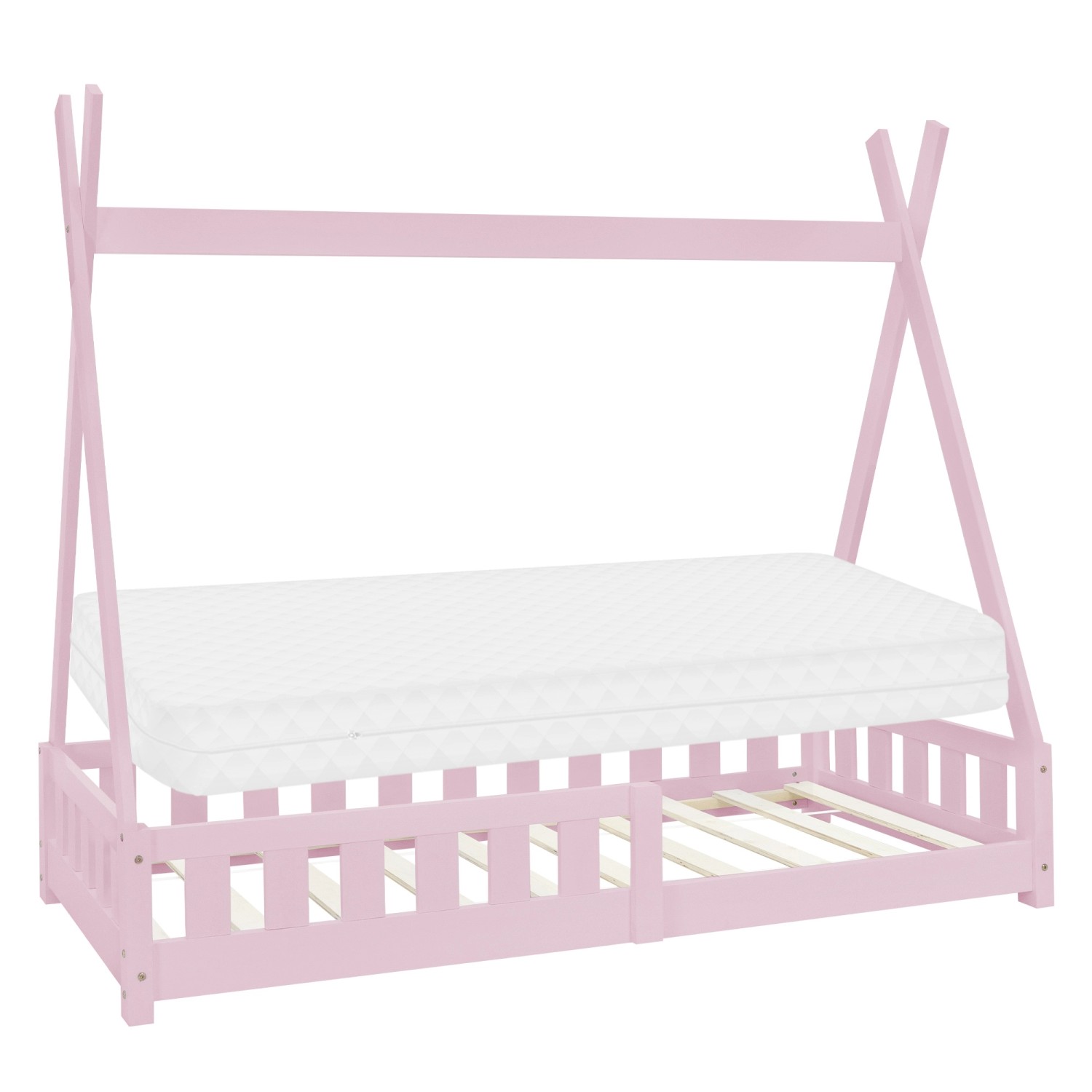 ML-DESIGN Spielbett Hausbett Tipi Zeltbett inkl. günstig online kaufen