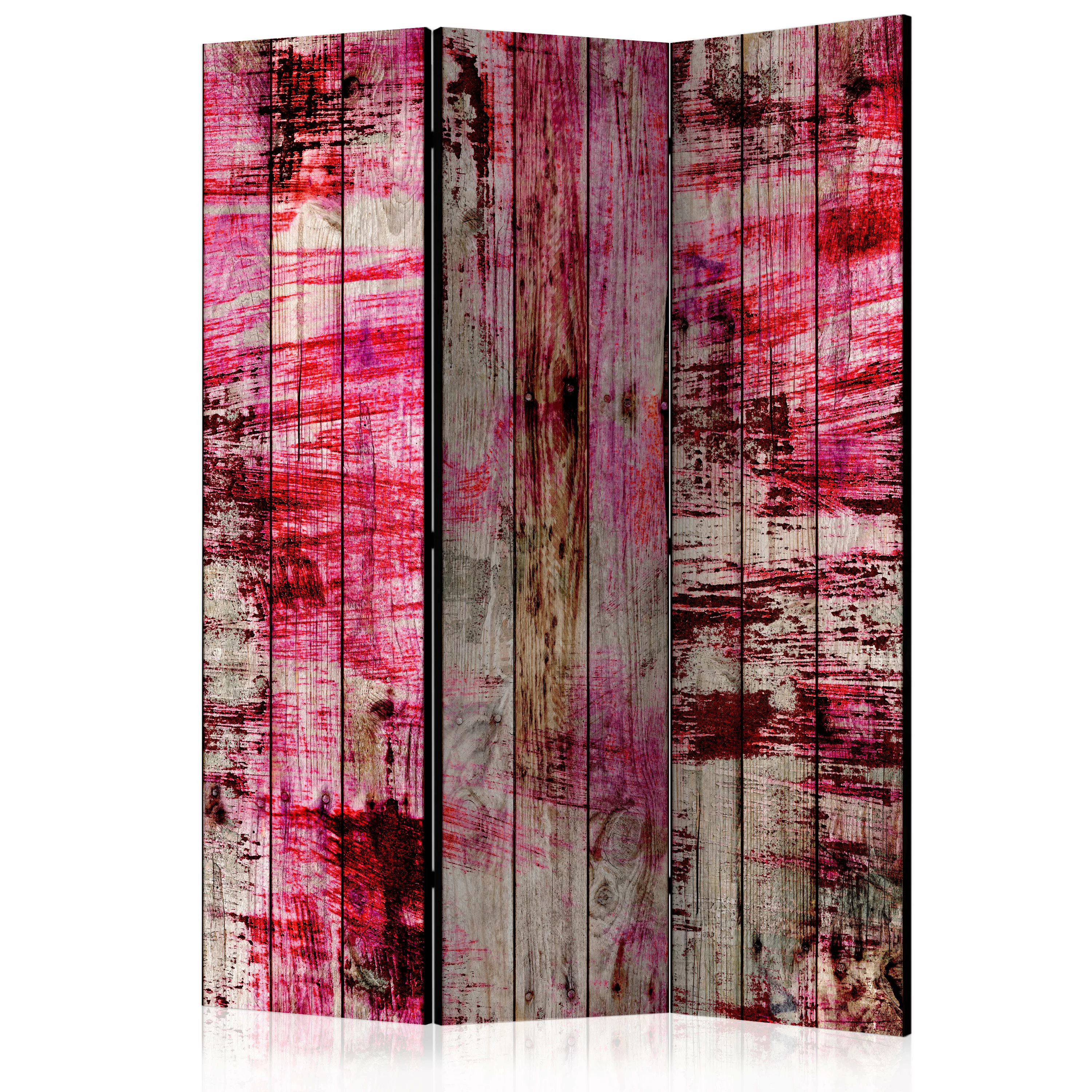 3-teiliges Paravent - Abstract Wood [room Dividers] günstig online kaufen