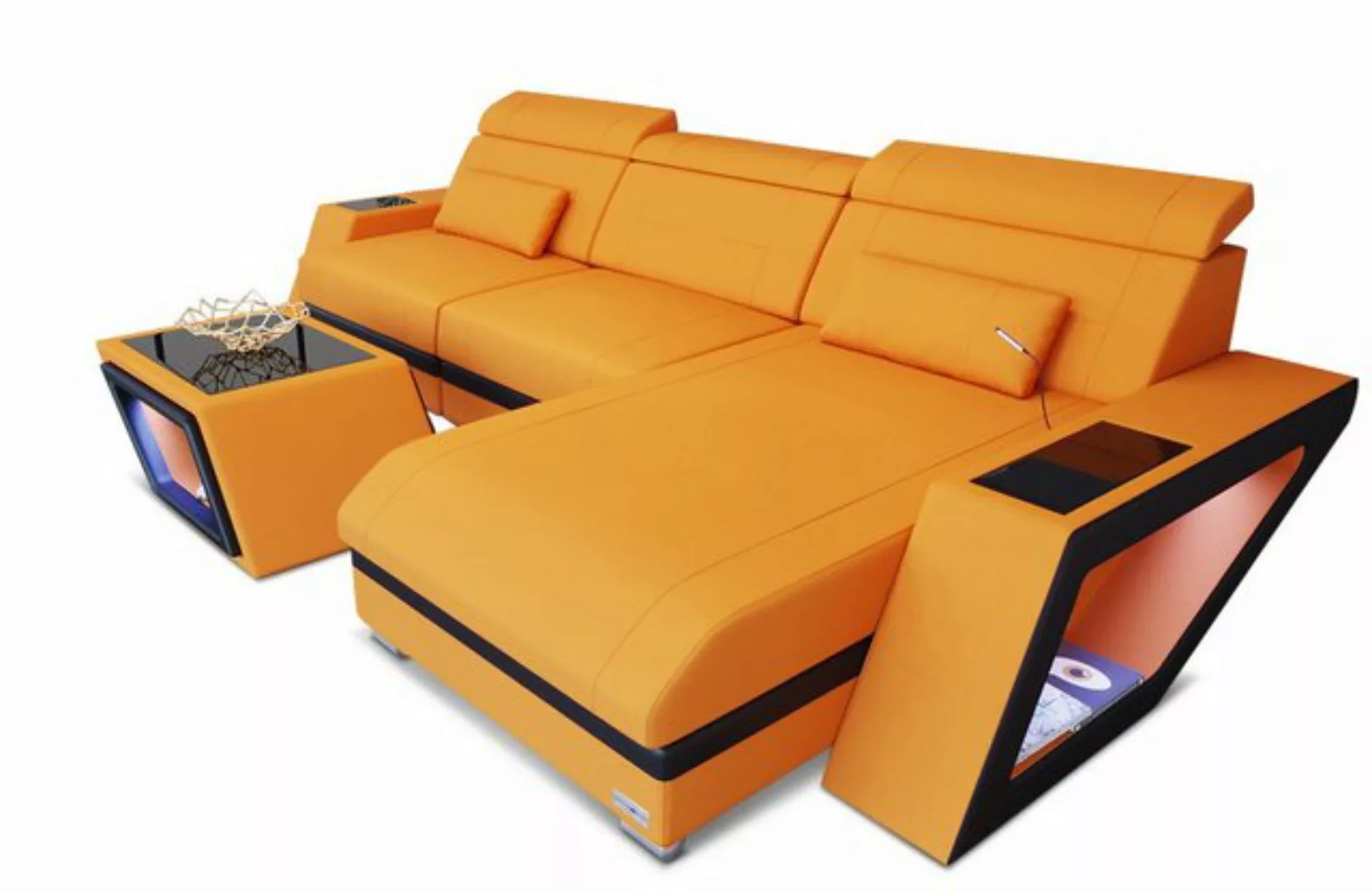 Sofa Dreams Ecksofa Polster Sofa Stoff Couch Catania L Form Stoffsofa, Mikr günstig online kaufen