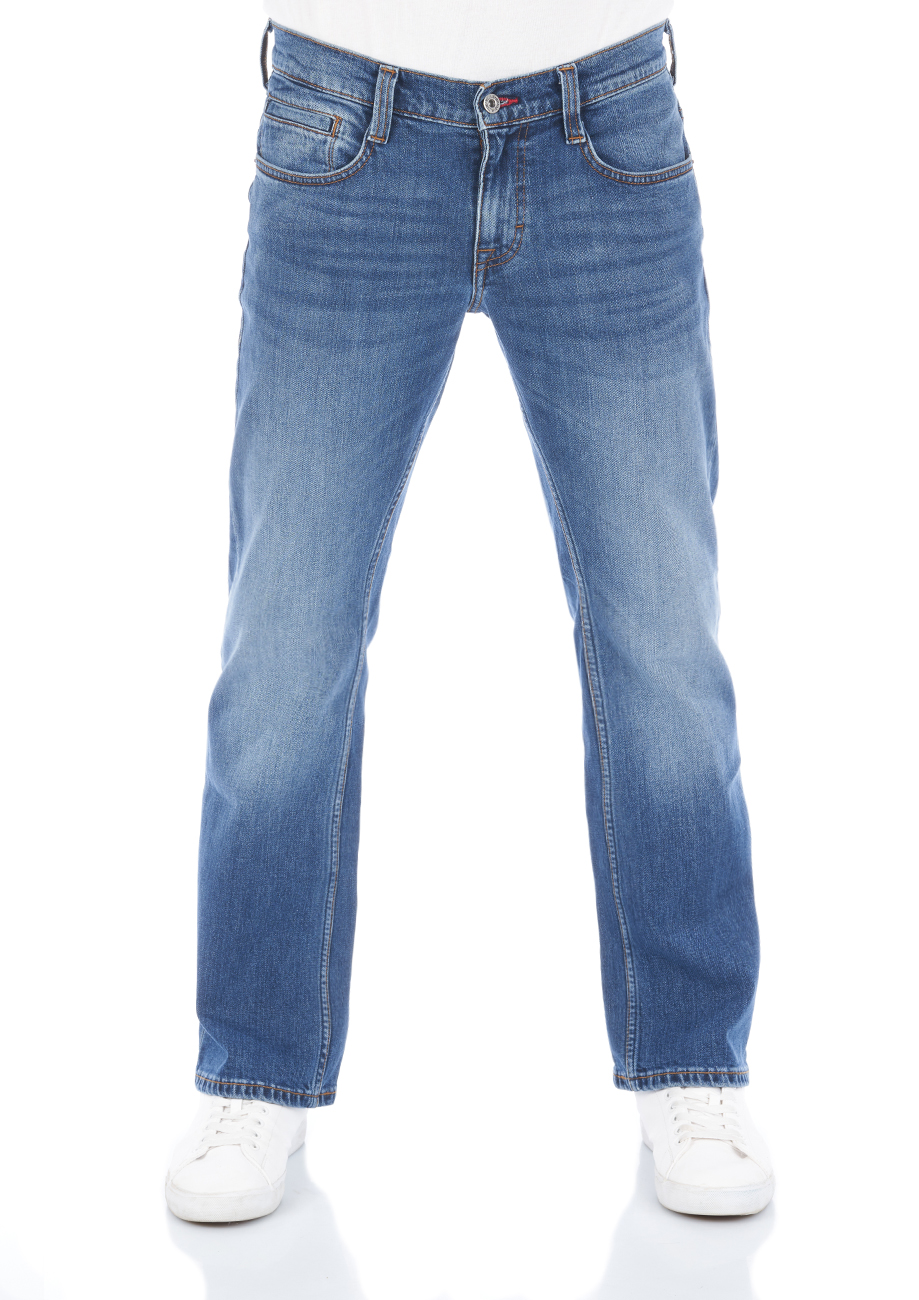 MUSTANG Bootcut-Jeans Herren Jeanshose Oregon Boot Cut Denim Hose mit Stret günstig online kaufen