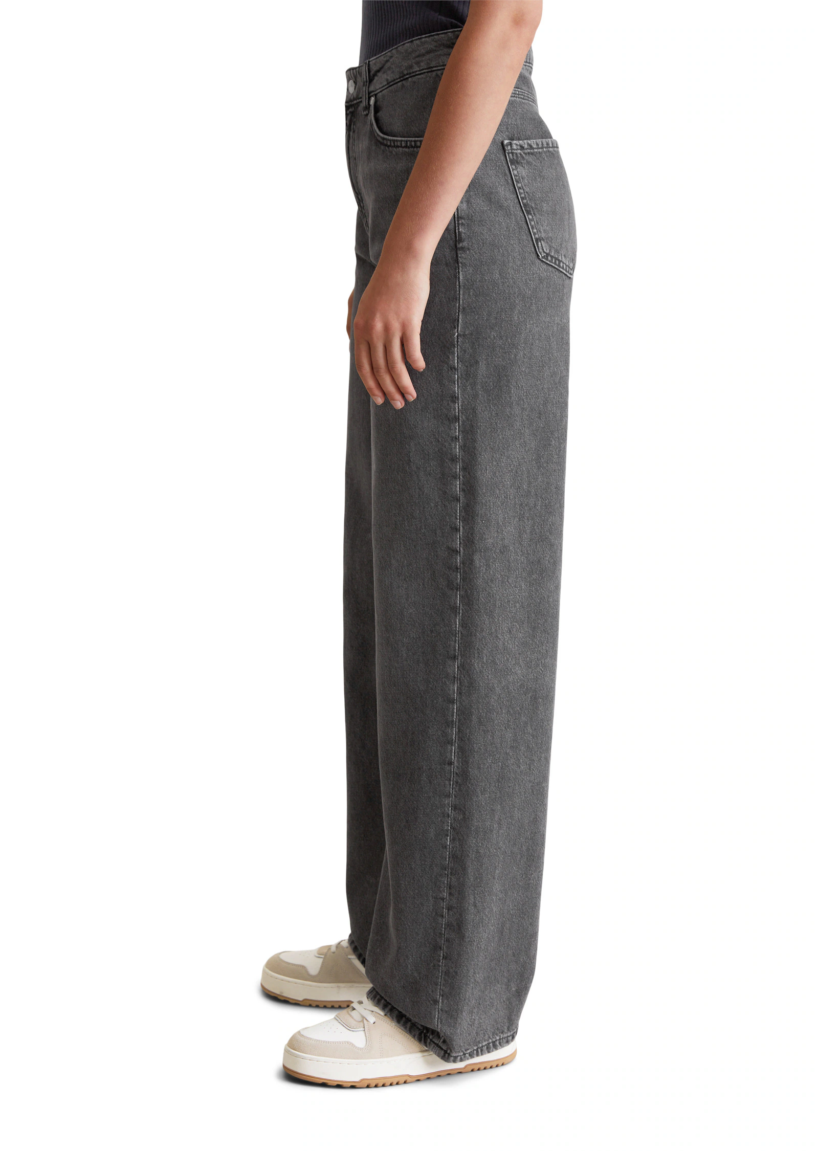 Marc OPolo DENIM Weite Jeans "aus Bio-Baumwolle ohne Stretch" günstig online kaufen