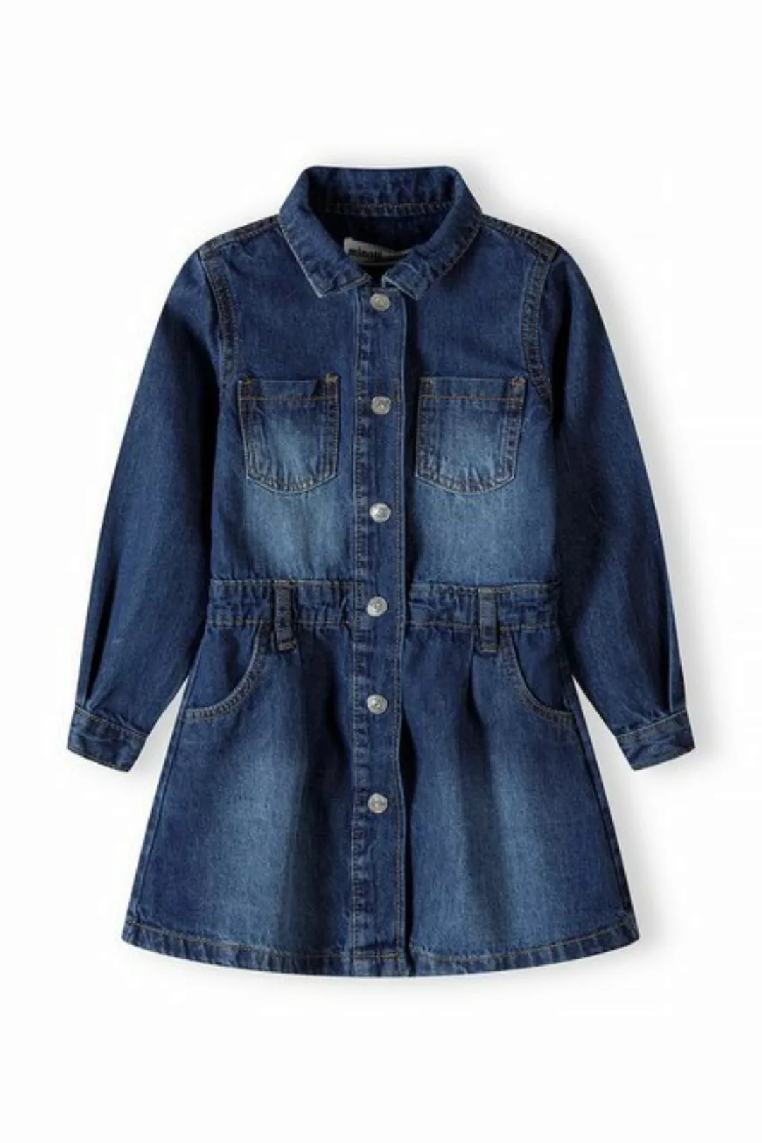 MINOTI Jeanskleid Langarm-Denim-Kleid (3y-14y) günstig online kaufen