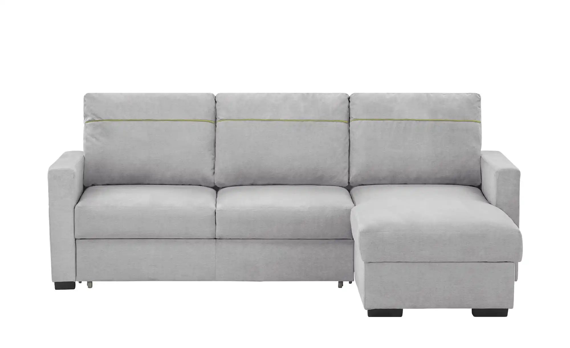 Ecksofa  Simba ¦ silber ¦ Maße (cm): B: 232 H: 87 T: 158 Polstermöbel > Sof günstig online kaufen