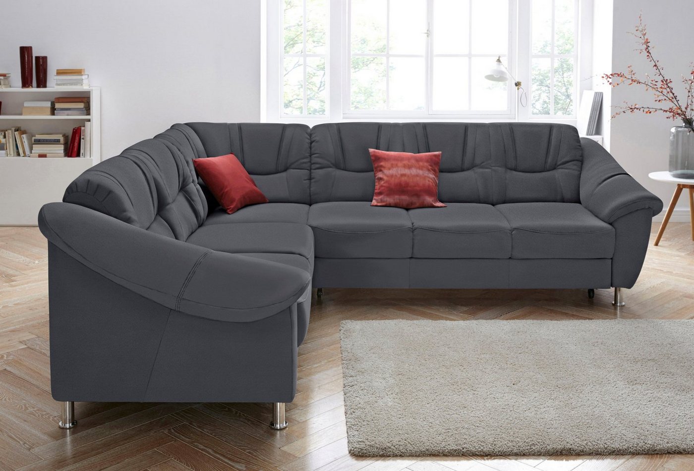 sit&more Ecksofa "Salsa L-Form", mit Federkern, wahlweise mit Bettfunktion günstig online kaufen