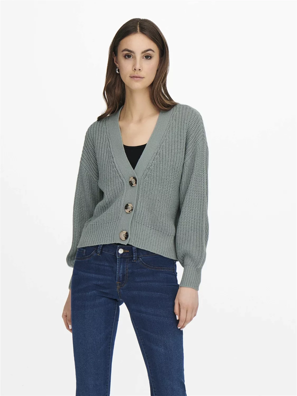 JDY Strickjacke JDYJUSTY L/S SHORT CARDIGAN KNT NOOS günstig online kaufen