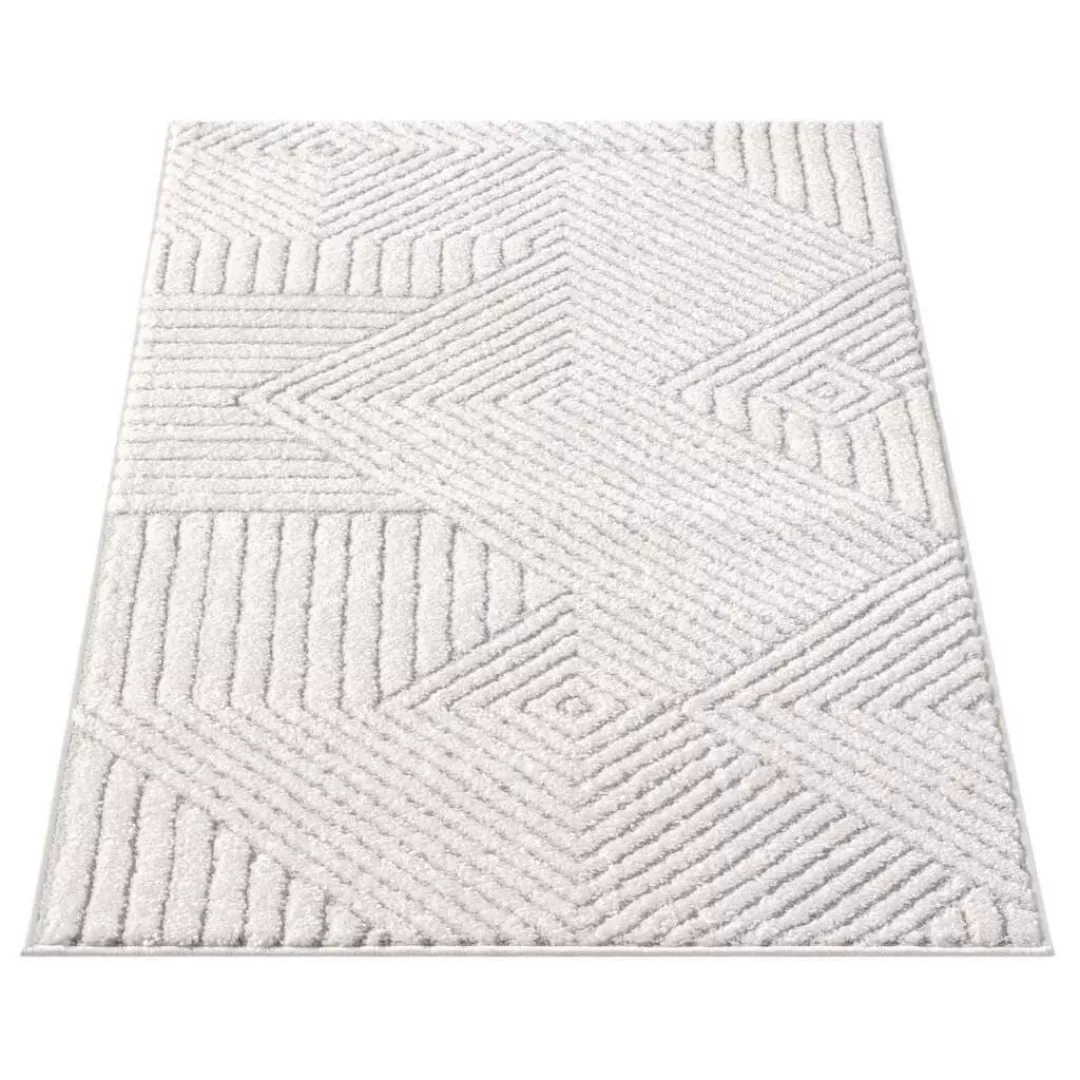 Carpet City Teppich »LOUNGE 0632«, rechteckig, 15 mm Höhe, Kurzflor-Teppich günstig online kaufen