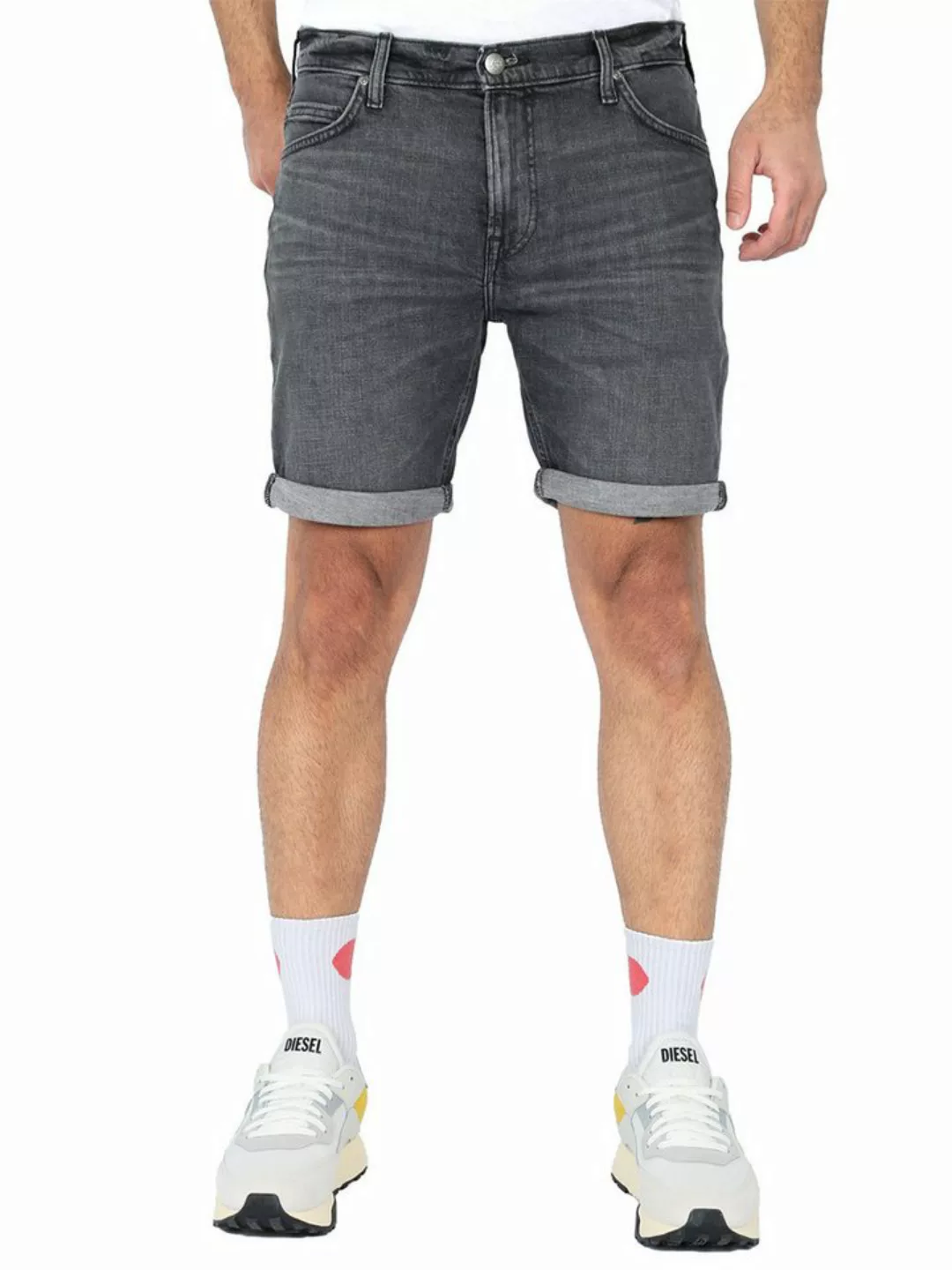 Lee® Jeansshorts Slim Fit - RIDER Worn in Shadow günstig online kaufen