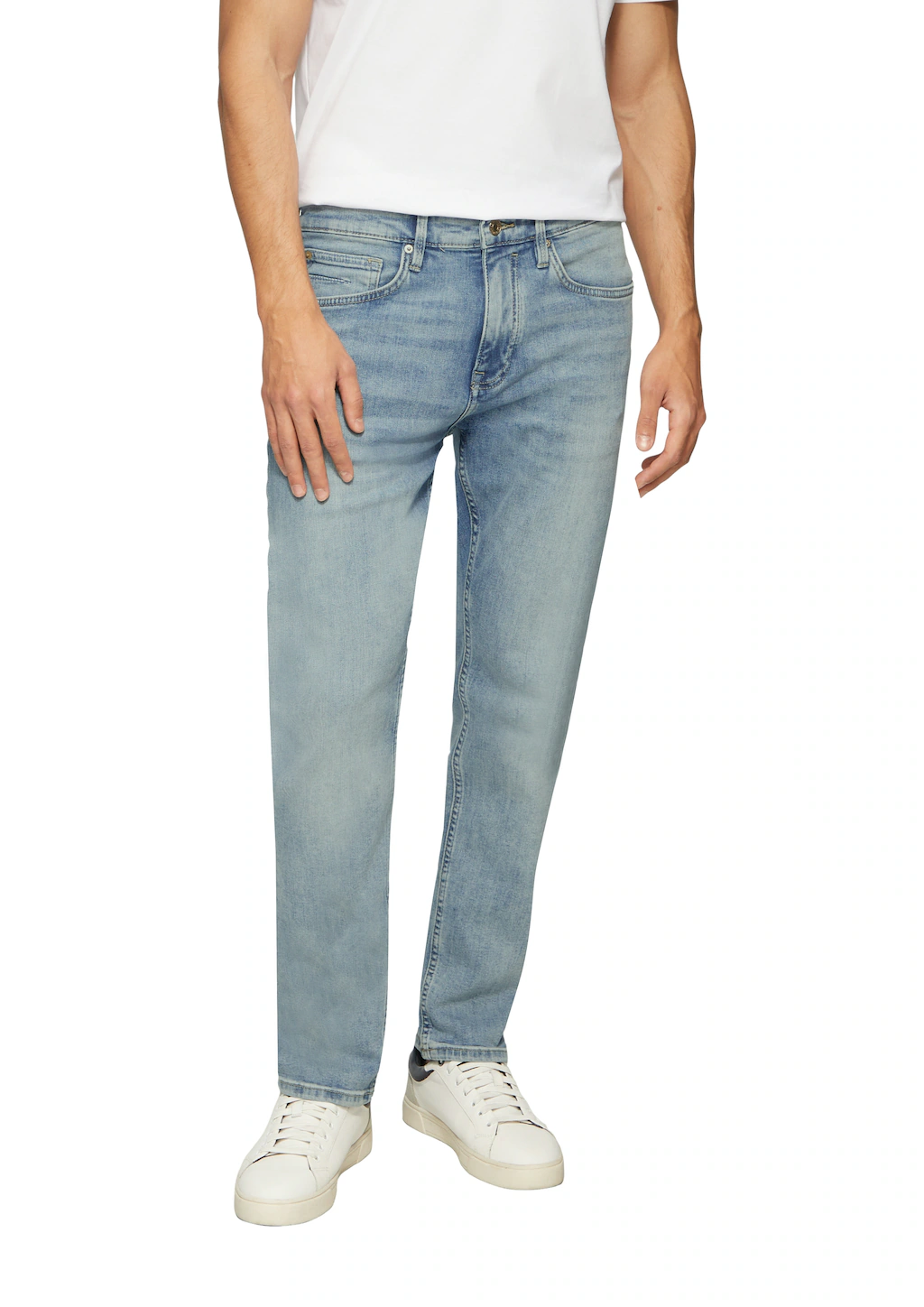 s.Oliver Slim-fit-Jeans, in mittelblauer Waschung günstig online kaufen