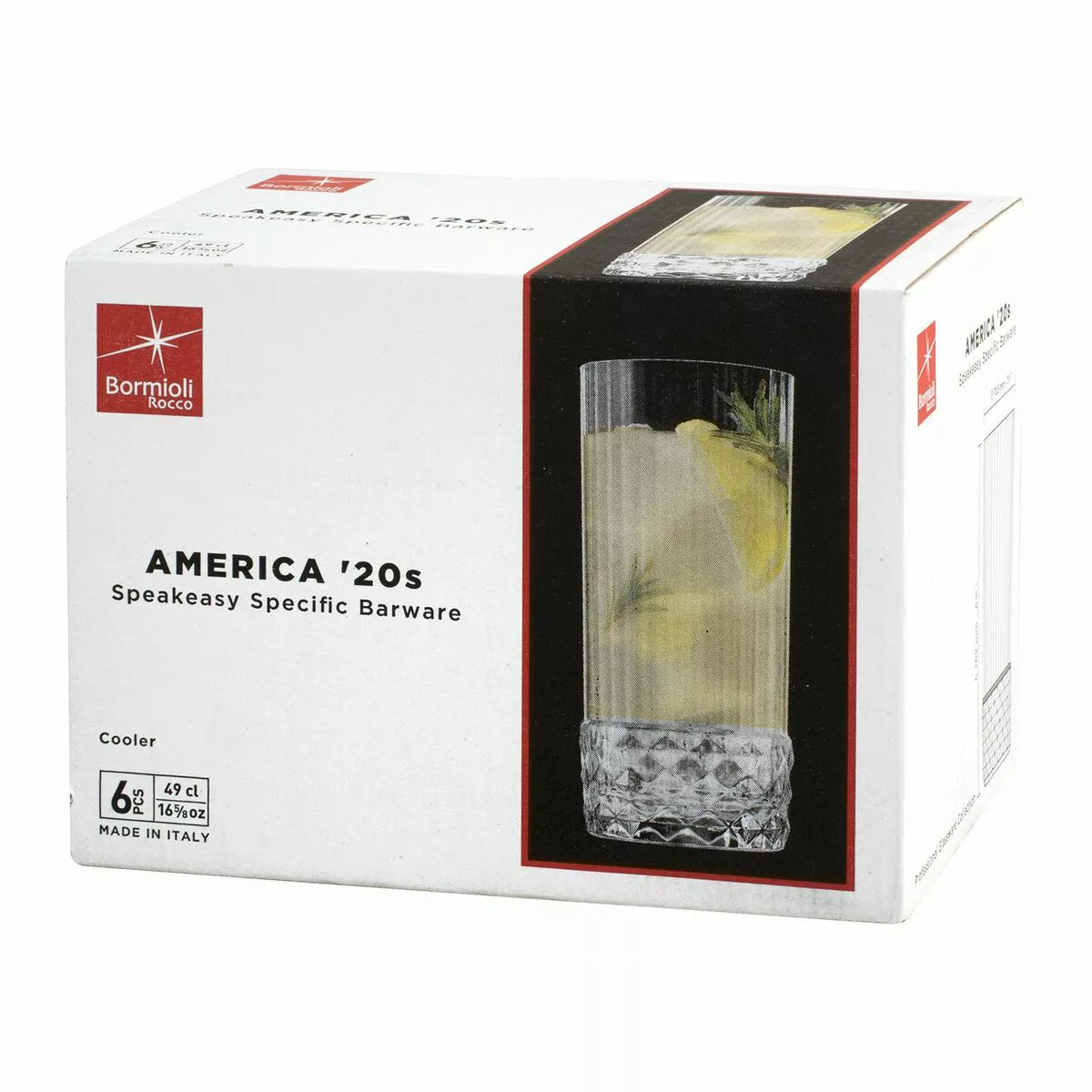 Gläserset Bormioli Rocco America'20s 6 Stück Glas (490 Ml) günstig online kaufen