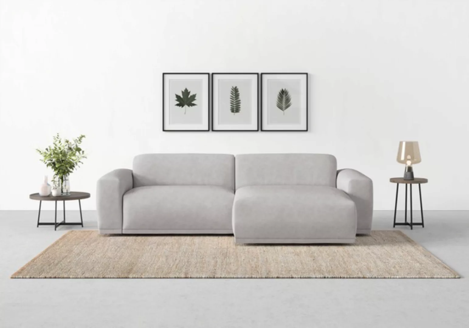 TRENDMANUFAKTUR Ecksofa "Braga, mit hochwertigem Kaltschaum, L-Form, in Cor günstig online kaufen