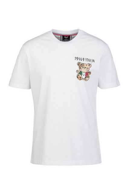 19V69 ITALIA T-Shirt RAFAEL ITALIAN TEDDY mit kleinem Teddypatch günstig online kaufen