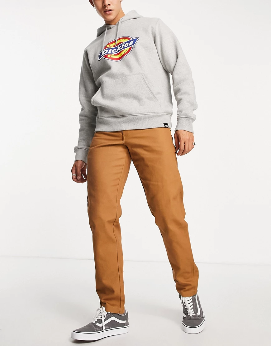 Dickies DC – Hose im Zimmermann-Stil in Braun günstig online kaufen