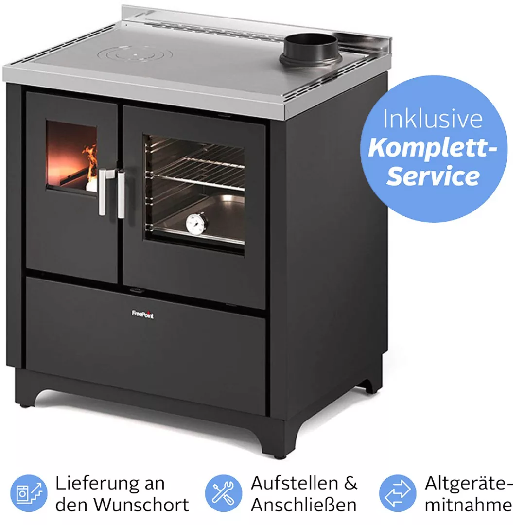 Firefix Kaminofen »»Küchenherd »Frida 80««, (Alles inklusive Service: Aufst günstig online kaufen