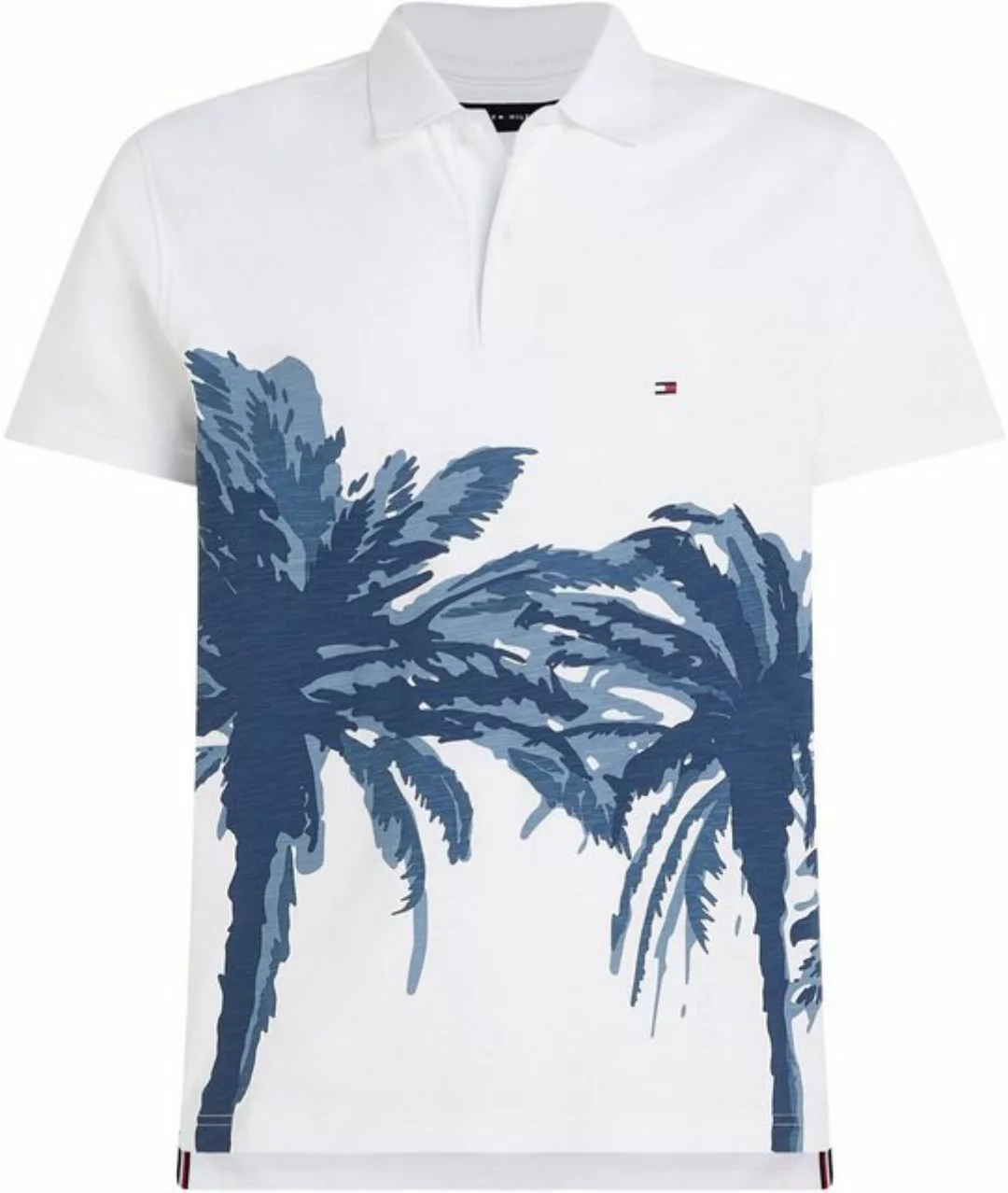 Tommy Hilfiger Poloshirt PALM PLACEMENT PRINT REG POLO kontrastreicher Palm günstig online kaufen