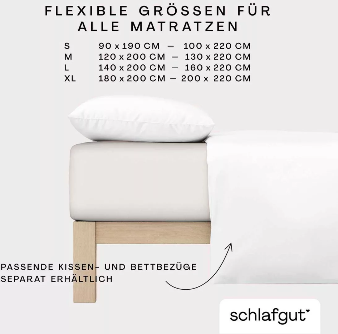 Schlafgut Spannbettlaken »Premium«, nachhaltige Zero Waste Verpackung günstig online kaufen