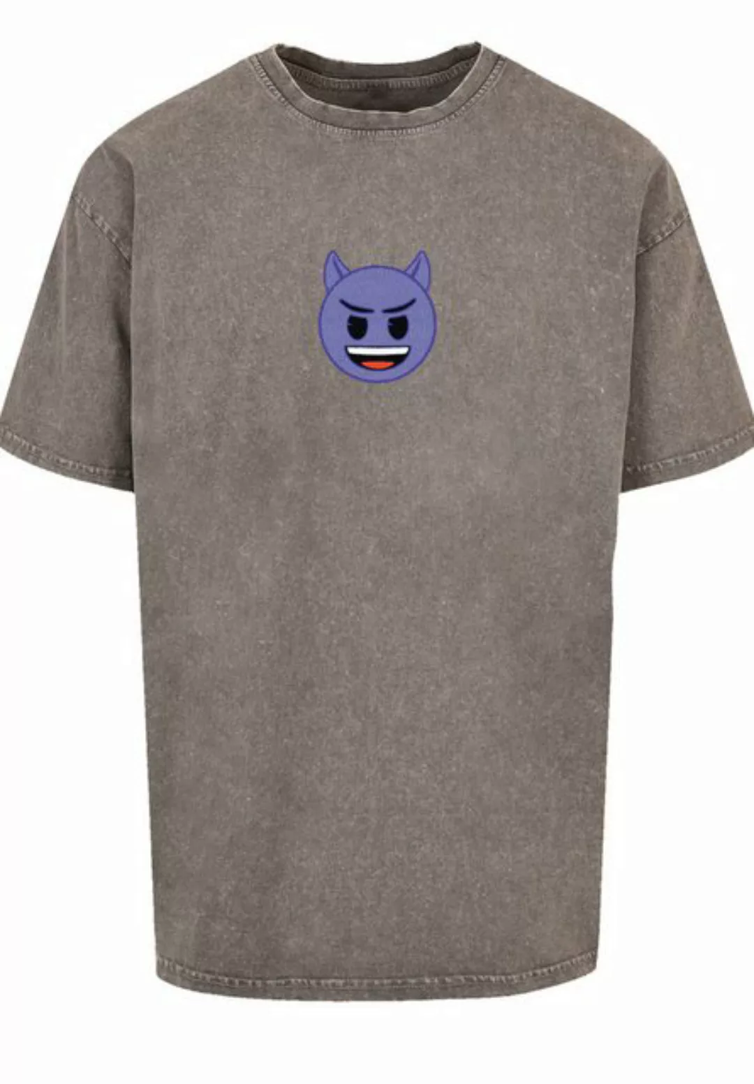 emoji couture T-Shirt Evil smiling furry purple face Premium Qualität günstig online kaufen