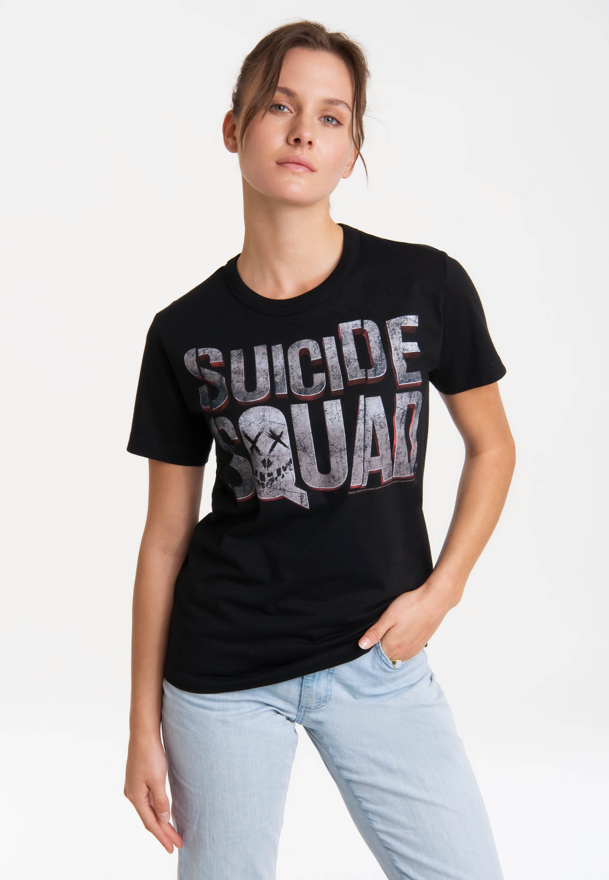 LOGOSHIRT T-Shirt "Suicide Squad Logo", mit lizenziertem Print günstig online kaufen