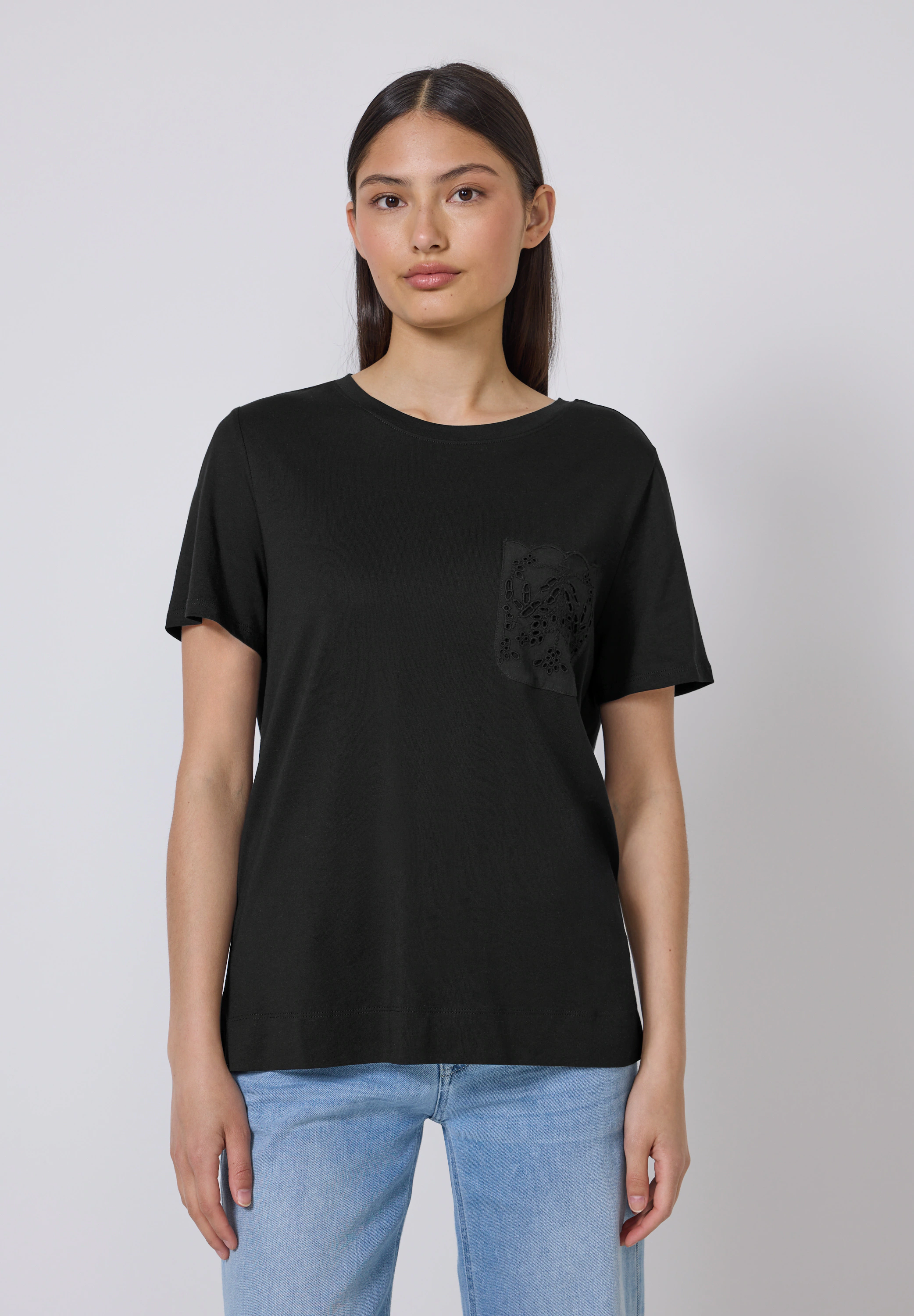 STREET ONE STUDIO T-Shirt, im soften Baumwoll-Mix günstig online kaufen