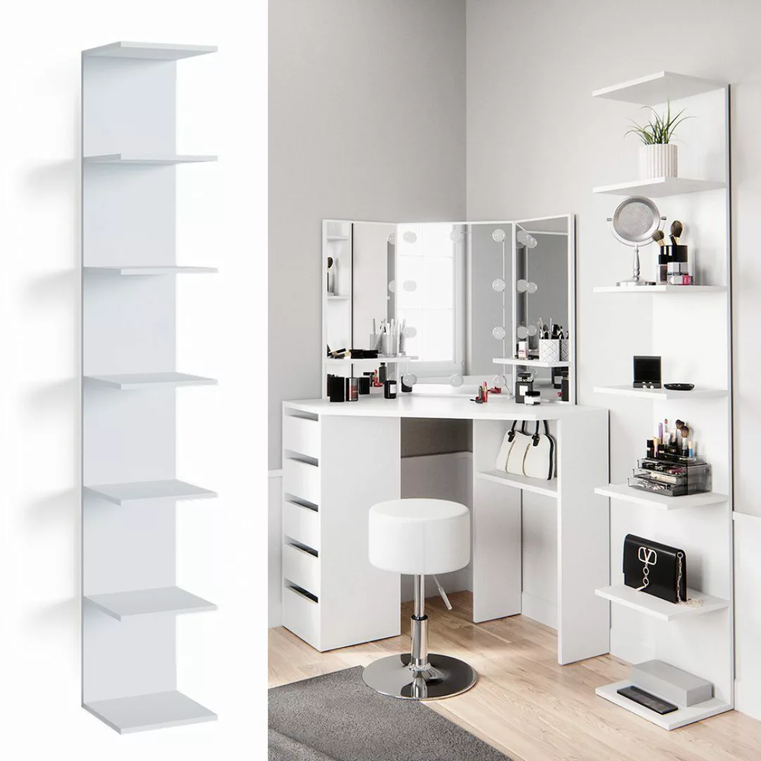 Vicco Wandregal Paolo, Weiß, 30 x günstig online kaufen
