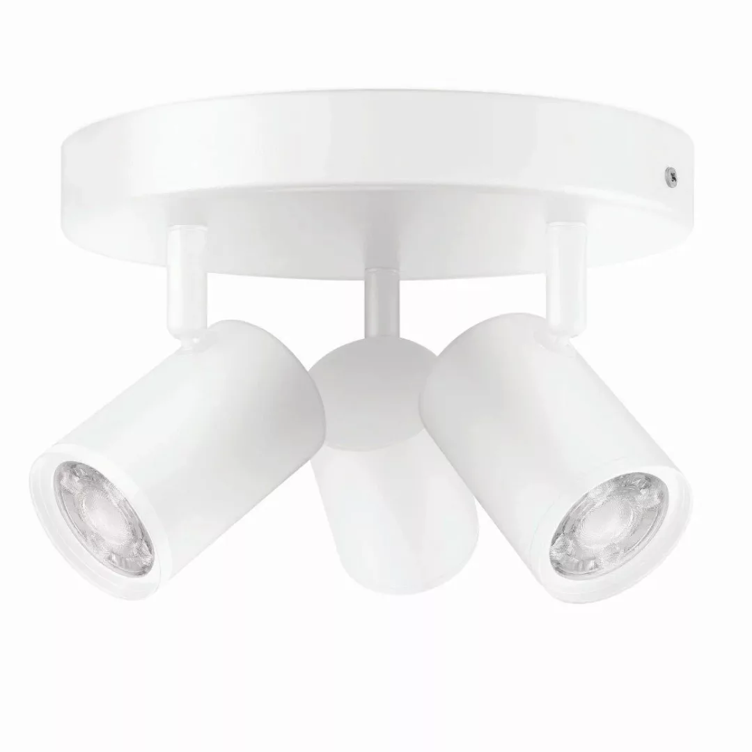 WiZ LED-Deckenspot Imageo, 3-flg. rund, schwarz günstig online kaufen