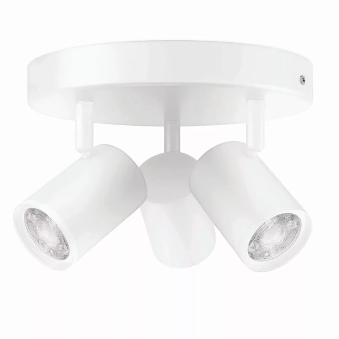 LED Deckenspot RGBW in Weiß 3x 5W 1035lm günstig online kaufen