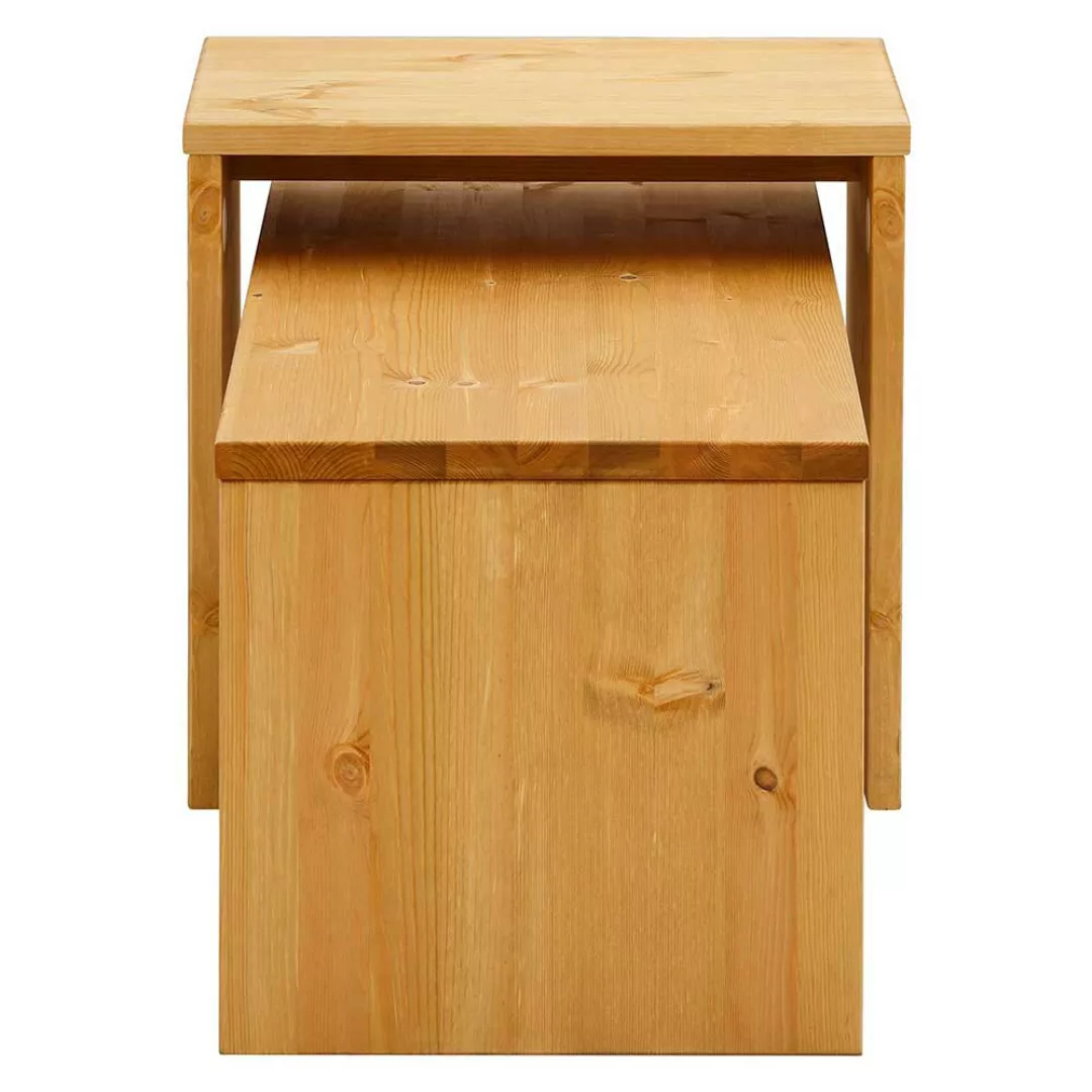Holztisch Set aus Kiefer Massivholz modern (zweiteilig) günstig online kaufen
