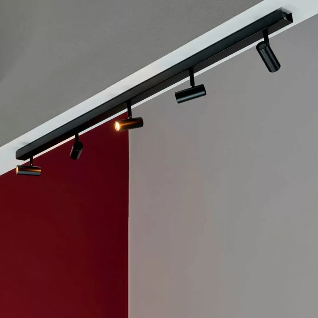 LED Deckenspot Omari in Schwarz 3,2W 1800lm 5-flammig günstig online kaufen