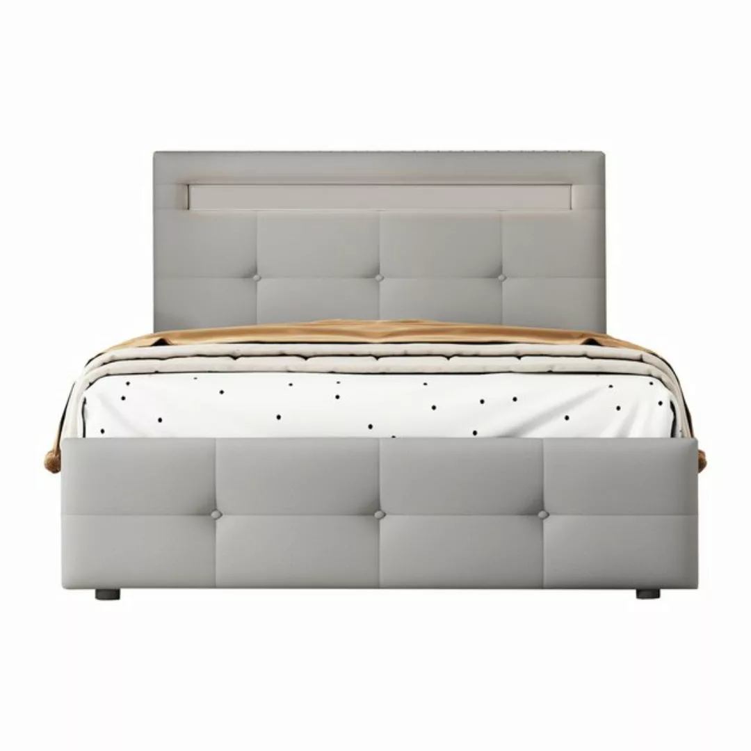 REDOM Polsterbett Einzelbett Kinderbett Jugendbett, Polsterbett 90*200cm (m günstig online kaufen