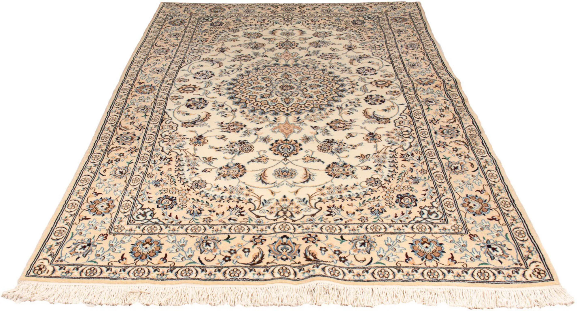 morgenland Orientteppich »Perser - Nain - Royal - 253 x 148 cm - beige«, re günstig online kaufen