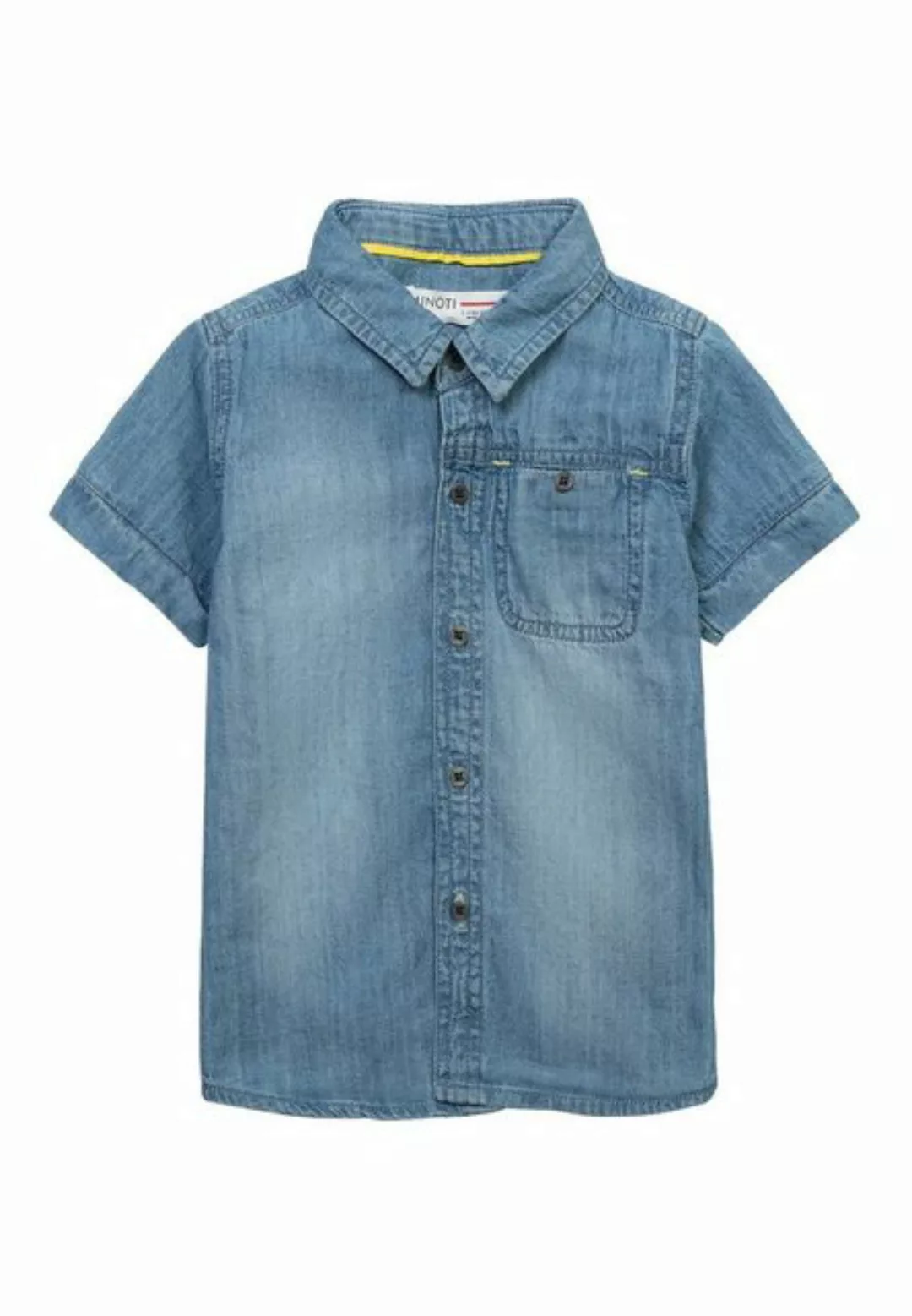 MINOTI Jeanshemd Hemd mit kurzen Ärmeln (1y-8y) günstig online kaufen