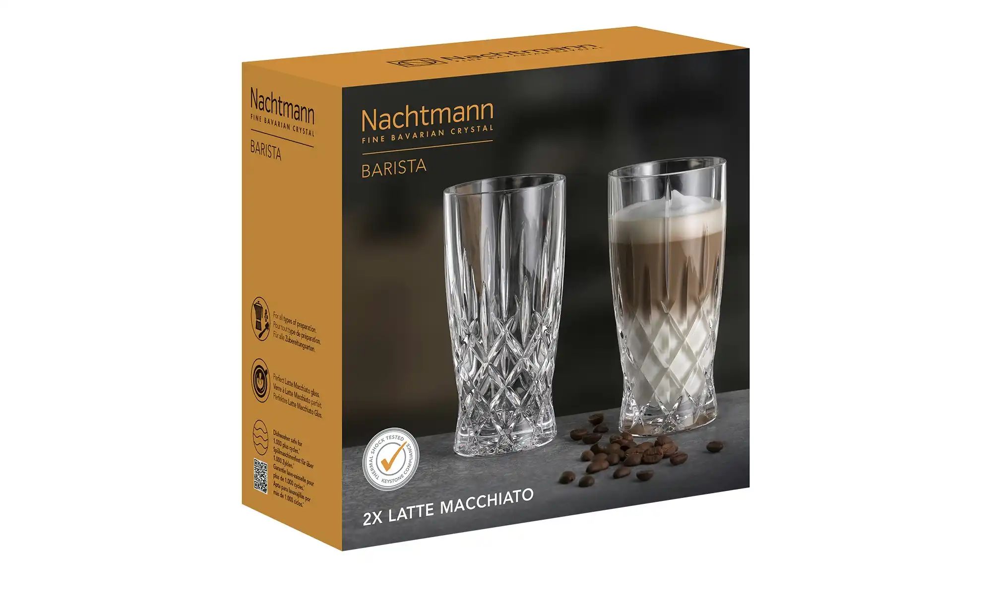 Nachtmann Latte Macchiato-Gläser 2er Set Noblesse ¦ transparent/klar ¦ Glas günstig online kaufen