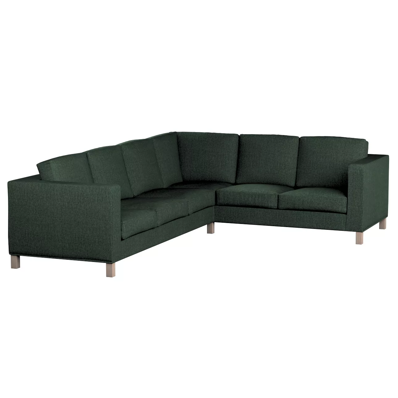 Bezug für Karlanda Sofa Ecke links, dunkelgrün, 36cm x 30cm x 50cm, City (7 günstig online kaufen