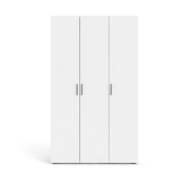 ebuy24 Kleiderschrank Petra Kleiderschrank 3 Türen weiß. günstig online kaufen