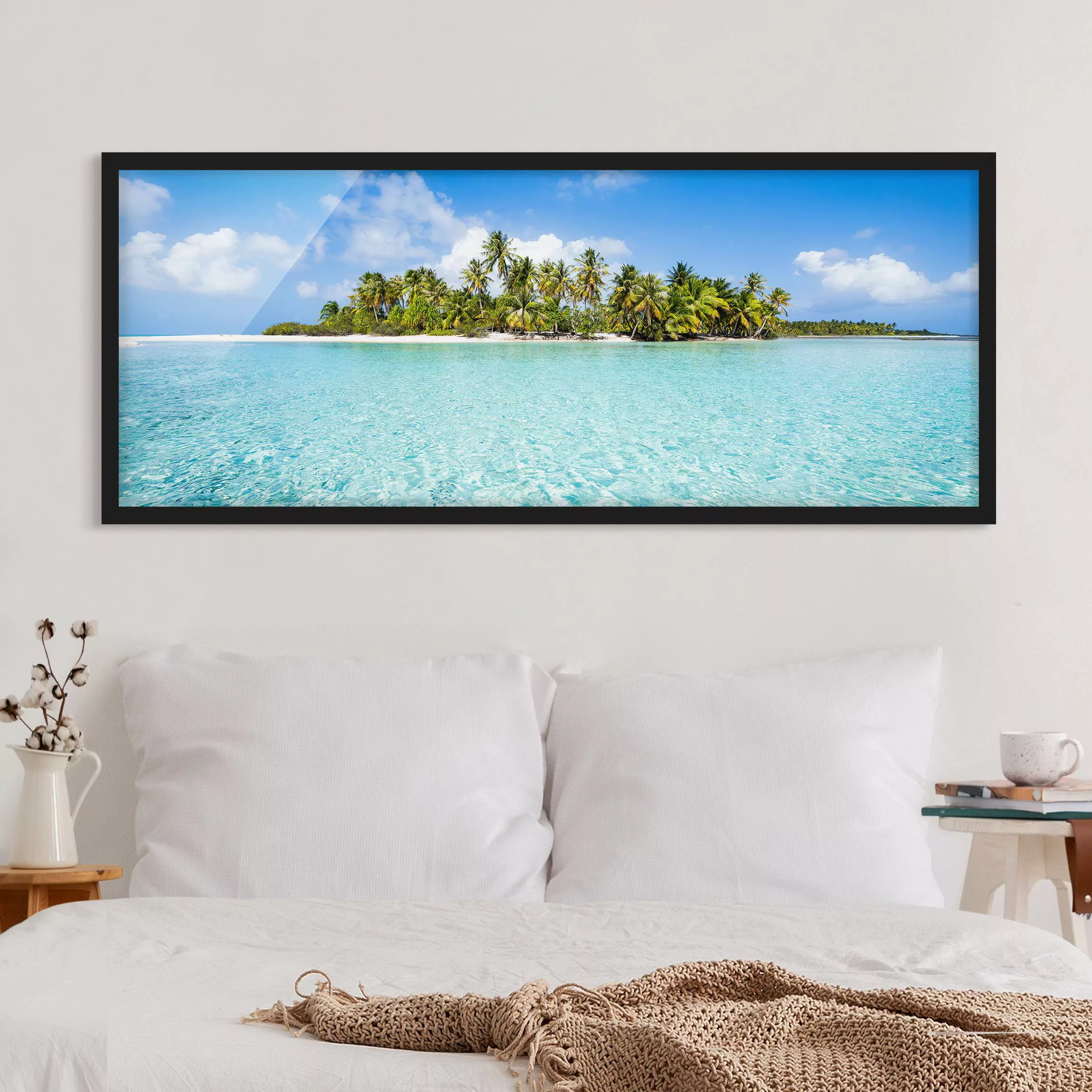 Bild mit Rahmen Crystal Clear Water günstig online kaufen