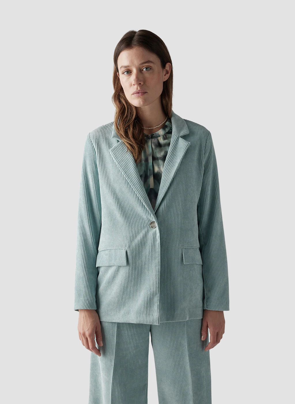 LeComte Jackenblazer "LeComte Cord-Blazer in sanftem Grün" günstig online kaufen