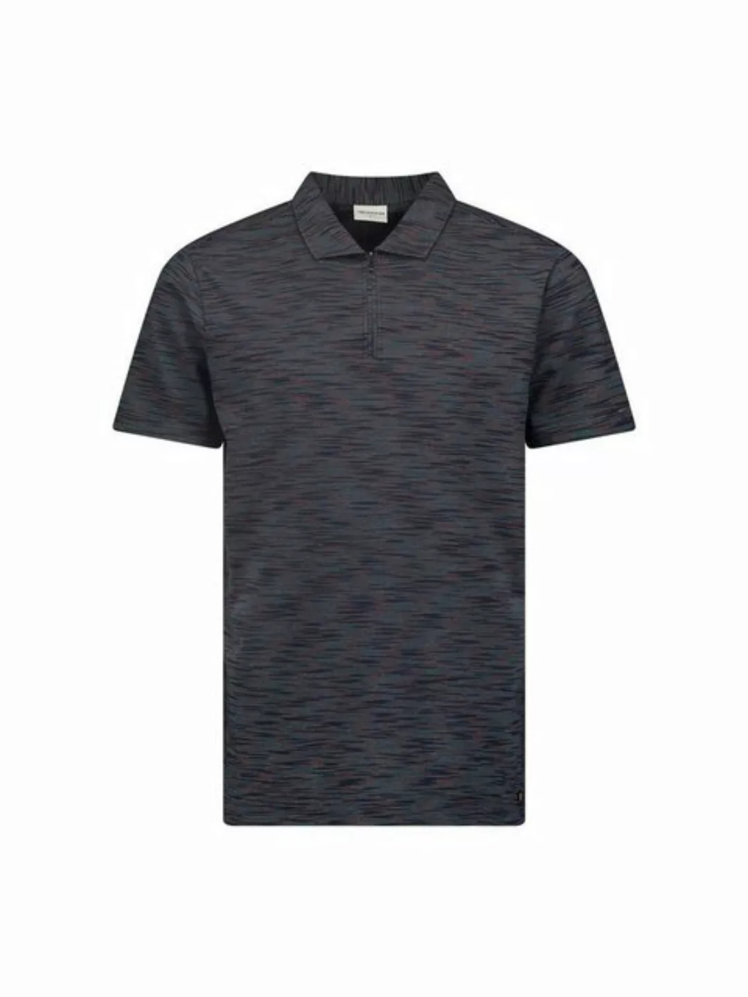NO EXCESS T-Shirt Polo Half Zip Multi Coloured Melang günstig online kaufen