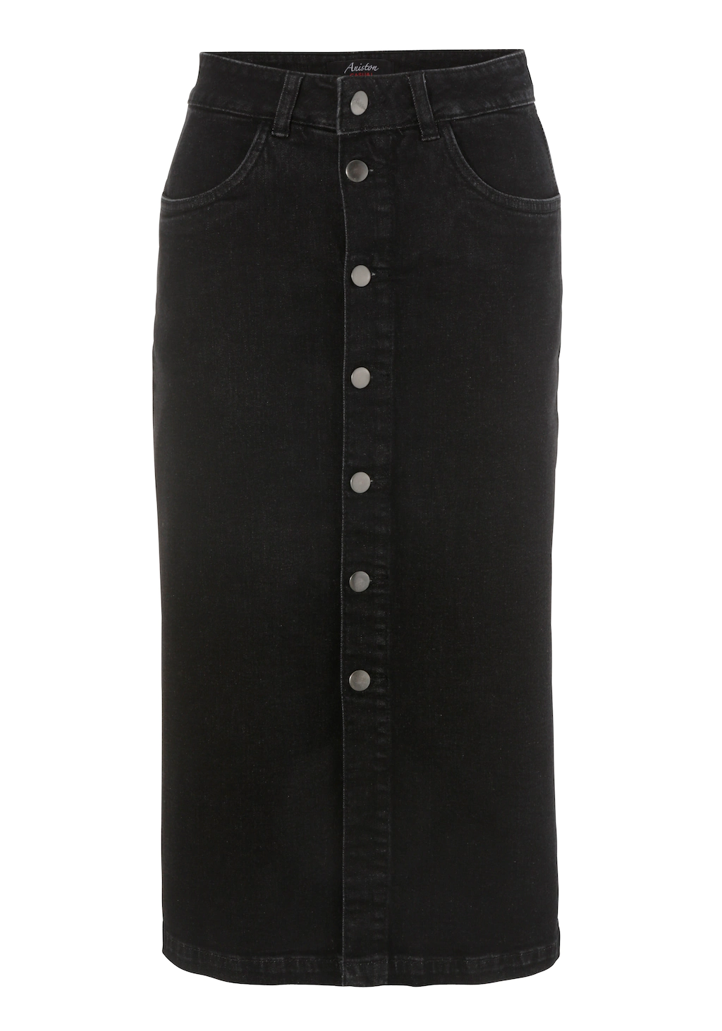 Aniston CASUAL Jeansrock, mit Knopfverschluss günstig online kaufen