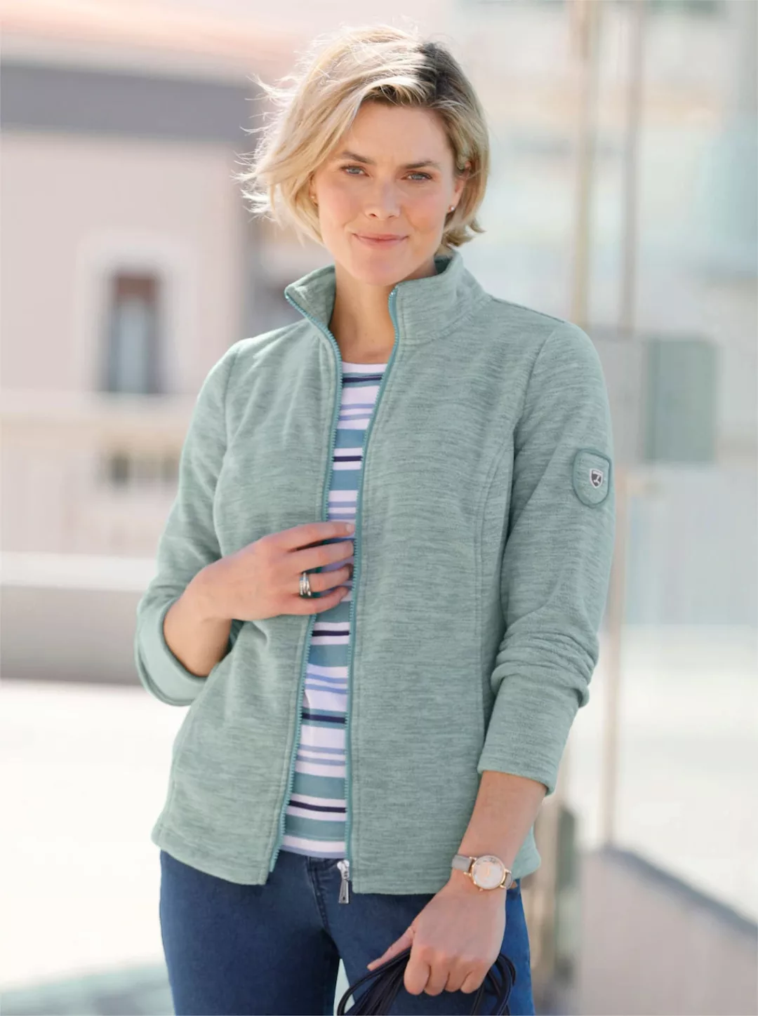 Casual Looks Fleecejacke günstig online kaufen