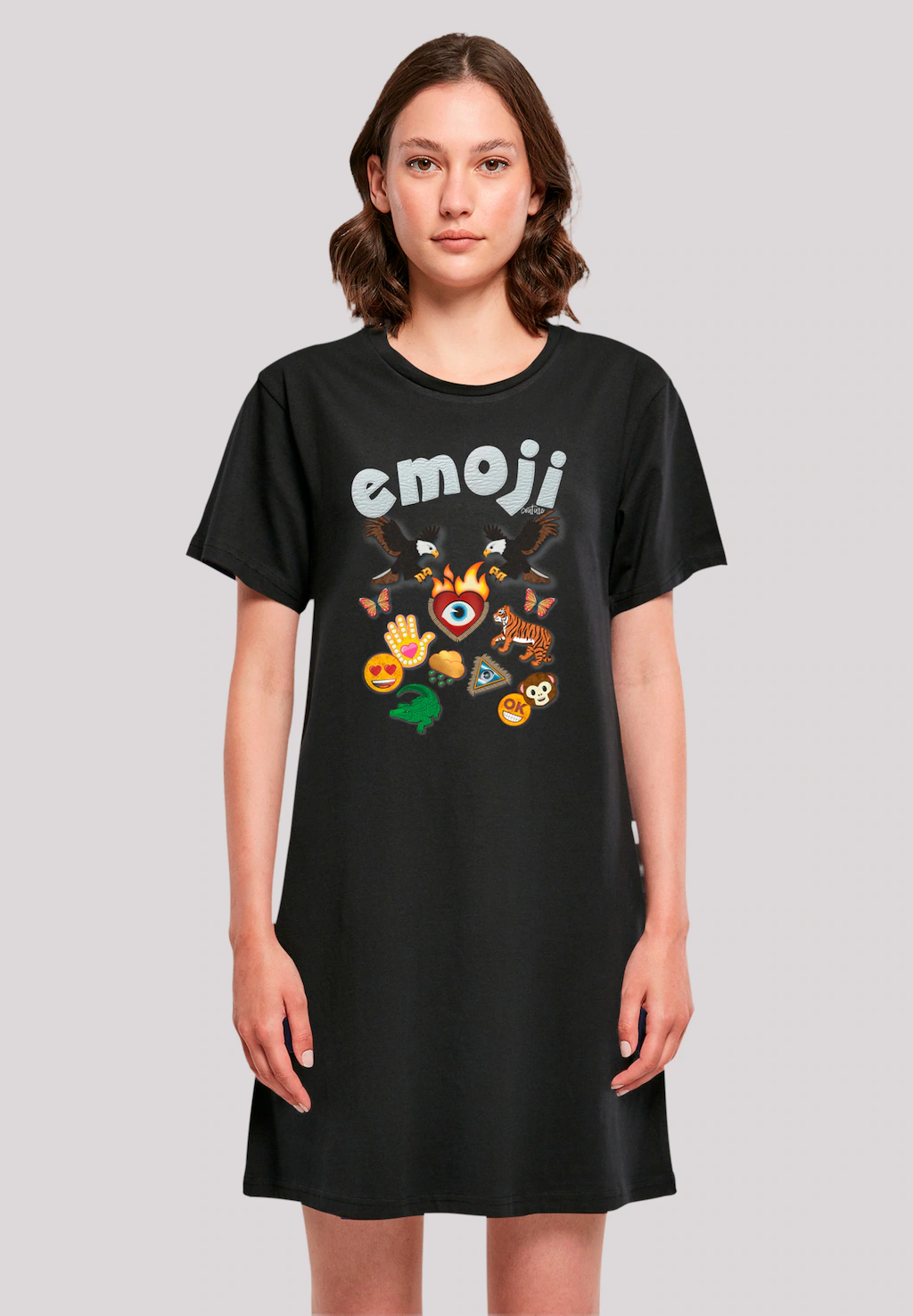 F4NT4STIC T-Shirt "emoji couture logo with icons", Premium Qualität günstig online kaufen