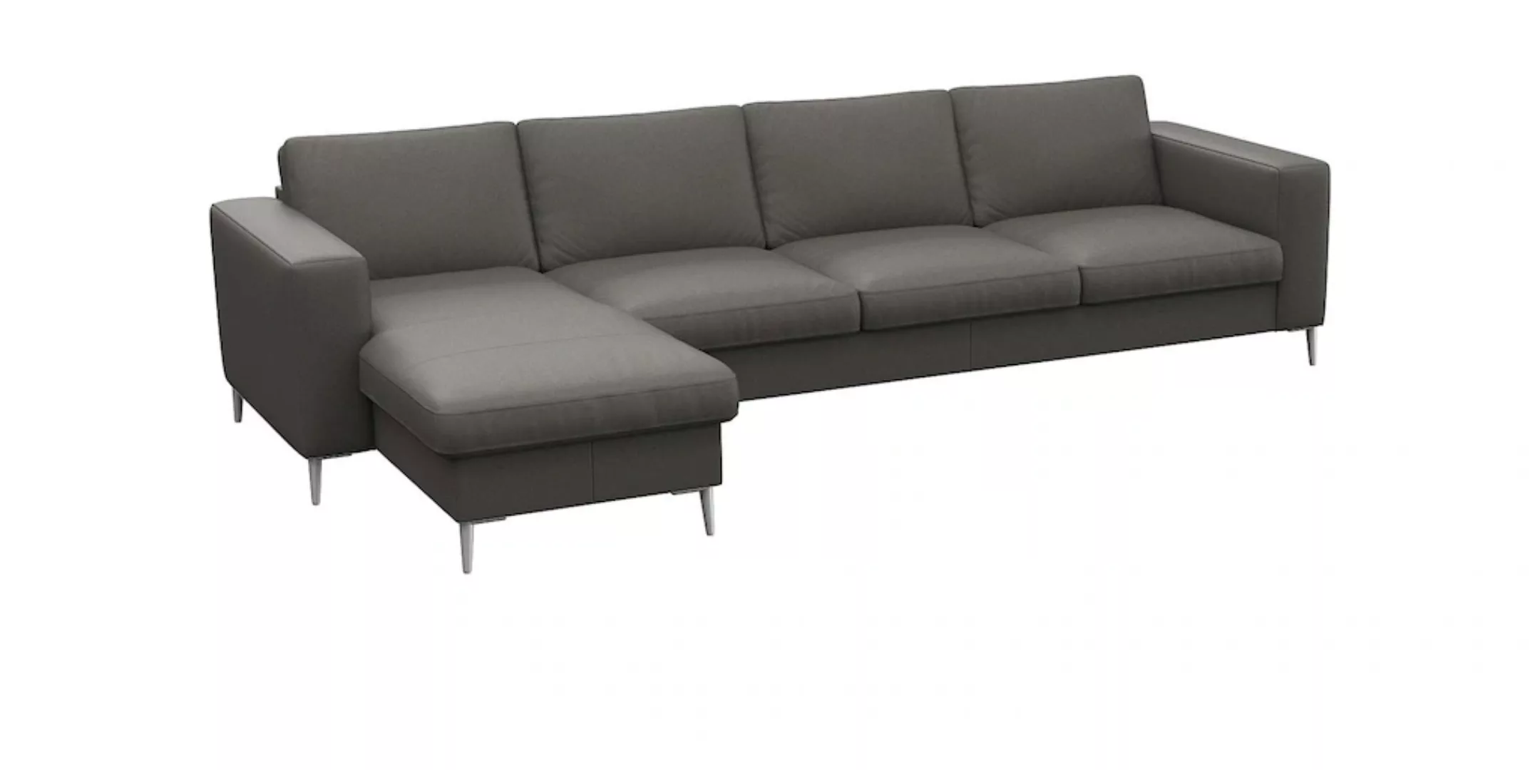 FLEXLUX Ecksofa "Fiore, super Sitzkomfort durch Kaltschaum im Sitz, L-Form" günstig online kaufen