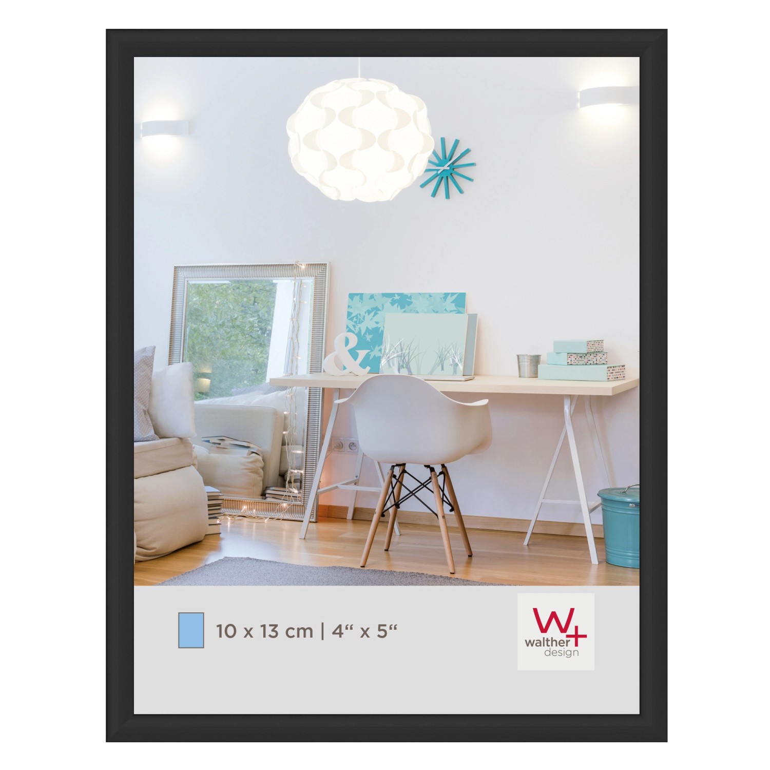 walther design New Lifestyle Kunststoff Bilderrahmen 10x13 cm KV113B günstig online kaufen