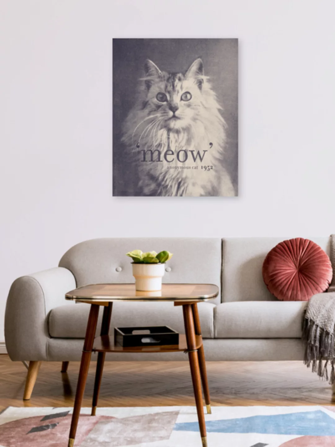 Poster / Leinwandbild - Famous Quote Cat günstig online kaufen