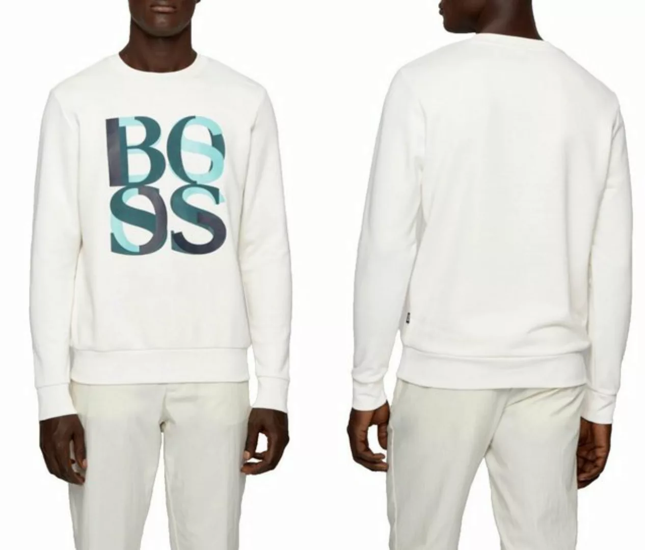 BOSS Sweatshirt HUGO BOSS Stadler 47 Pullover Retro Sweater Sweatshirt Jump günstig online kaufen