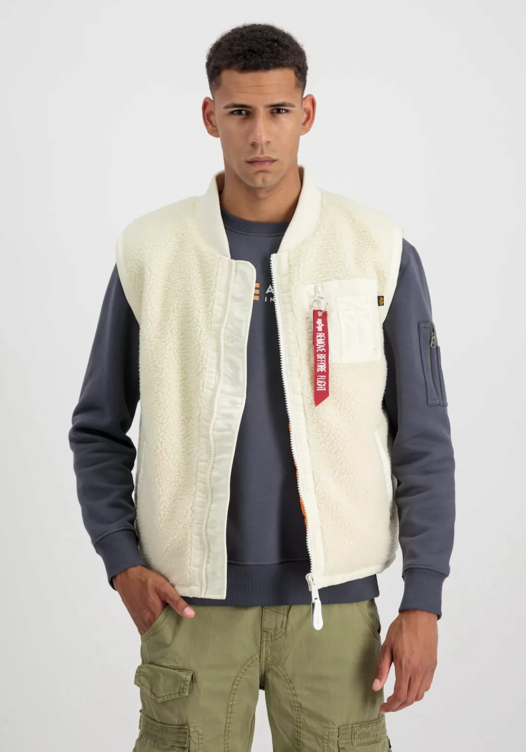 Alpha Industries Blouson "ALPHA INDUSTRIES Men - Vests Teddy Vest" günstig online kaufen