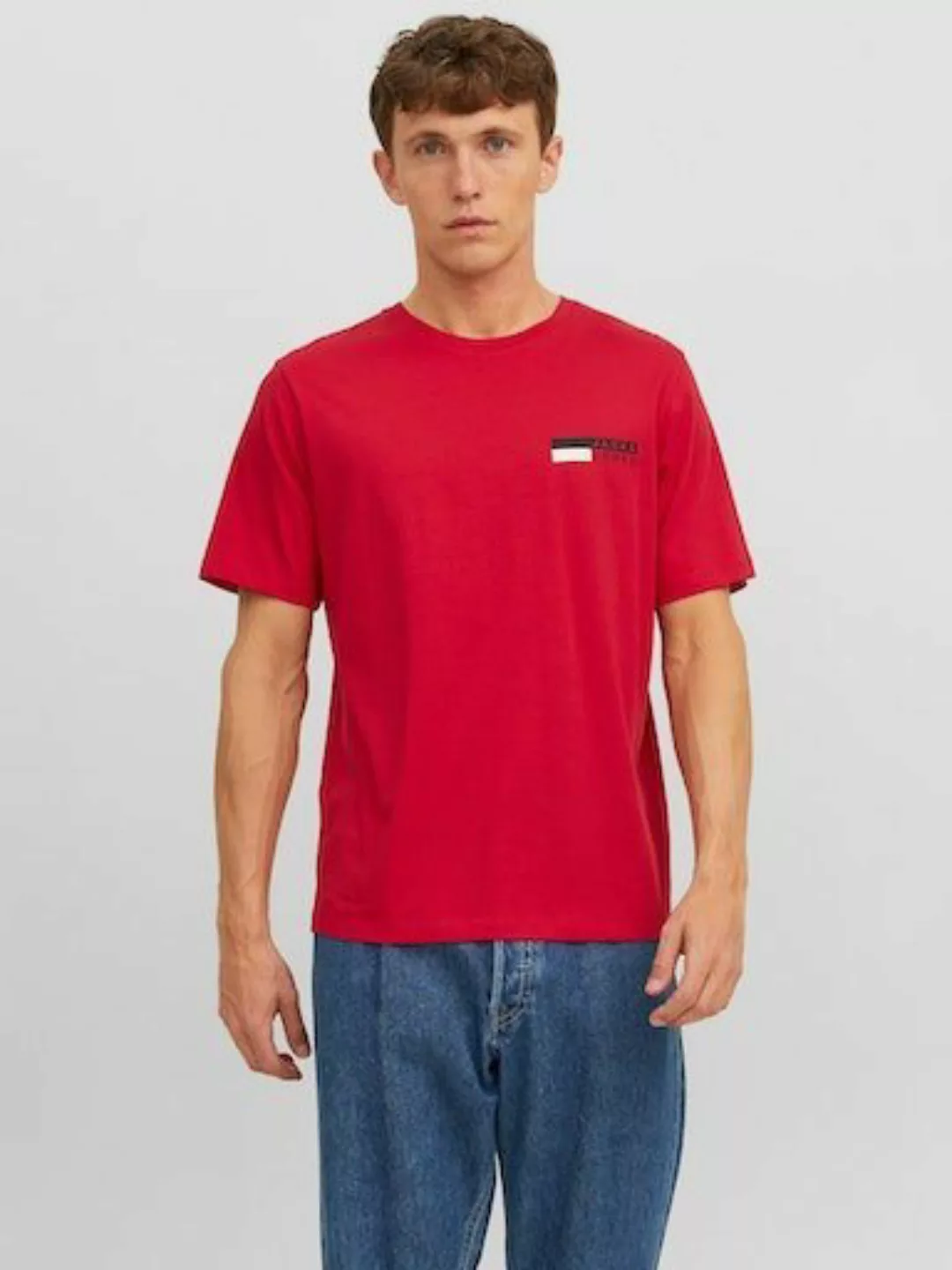 Jack & Jones Herren Rundhals T-Shirt JJECORP LOGO - Regular Fit günstig online kaufen