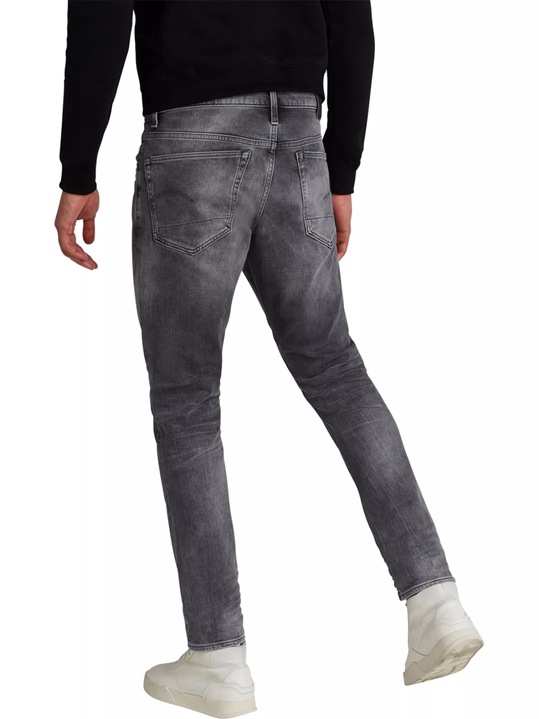 G-Star Herren Jeans 3301 REGULAR TAPERED - Tapered Fit - Grau - Faded Bulli günstig online kaufen